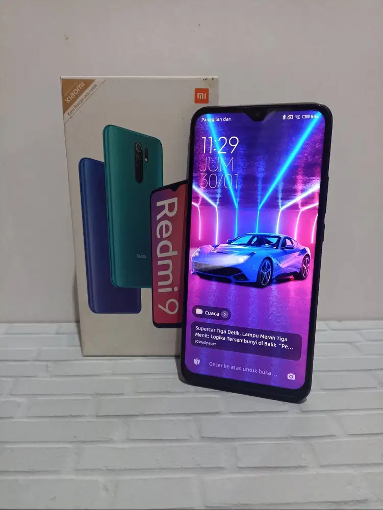 Jual Xiaomi REDMI 9 4/64 Fullset Mulus