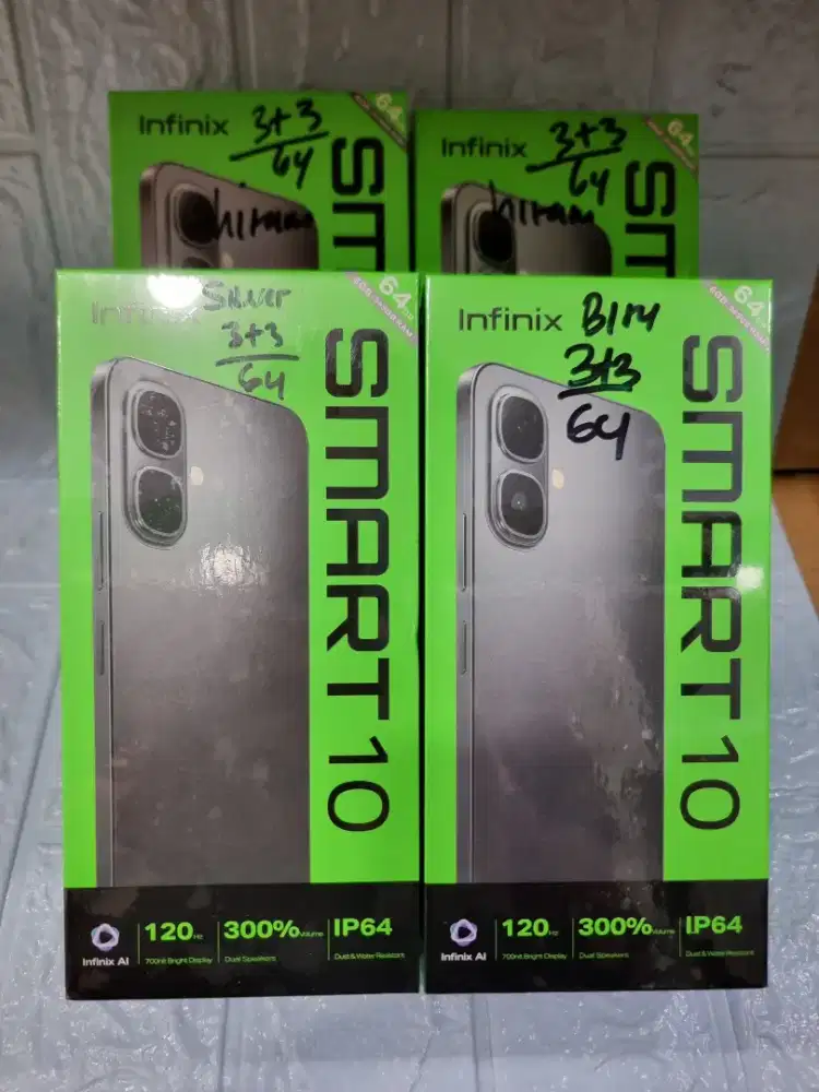 INFINIX SMART 10 3+3/64 BARU GARANSI RESMI