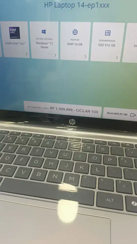 LAPTOP HP 14 DENGAN CICILAN 0% HOME CREDIT