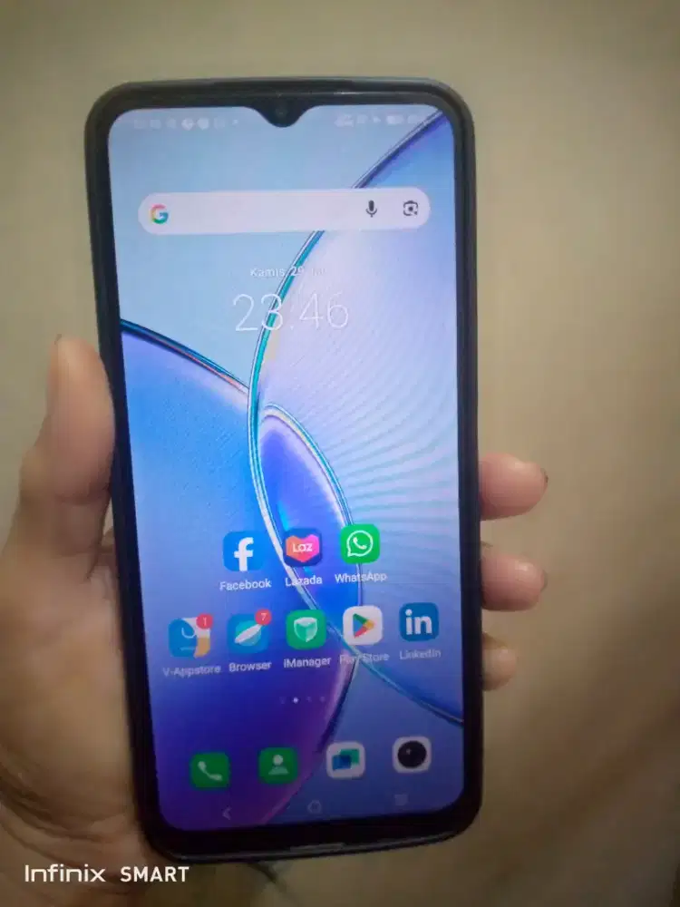 Vivo y17s ram 4+4/64gb, versi android 15,jaringan 4g,