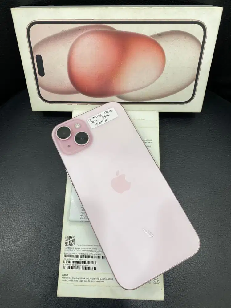 Iphone 15 Plus , Pink , 128GB IBox