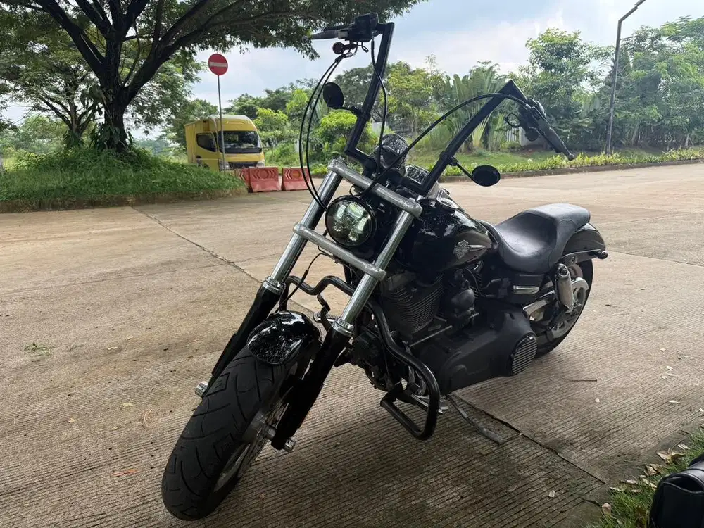 Harley davidson dyna 2010 full accs bisa TT ajukan