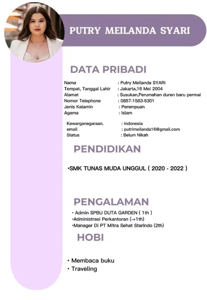 Cari pekerjaan/lowongan kerja