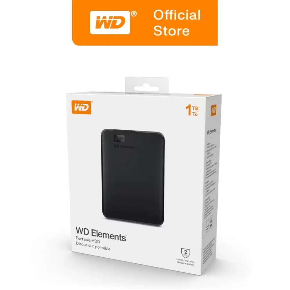 WD Elements 1TB (HDD External 2.5)