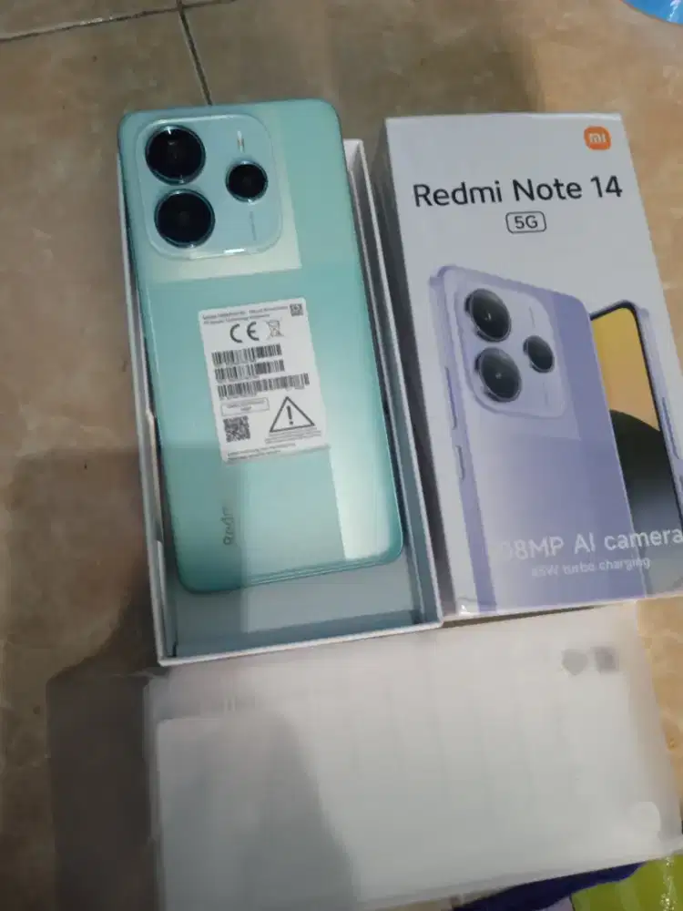 Redmi not 14 5G ram 8+256 Pemakean 2 Minggu nota pembelian ad