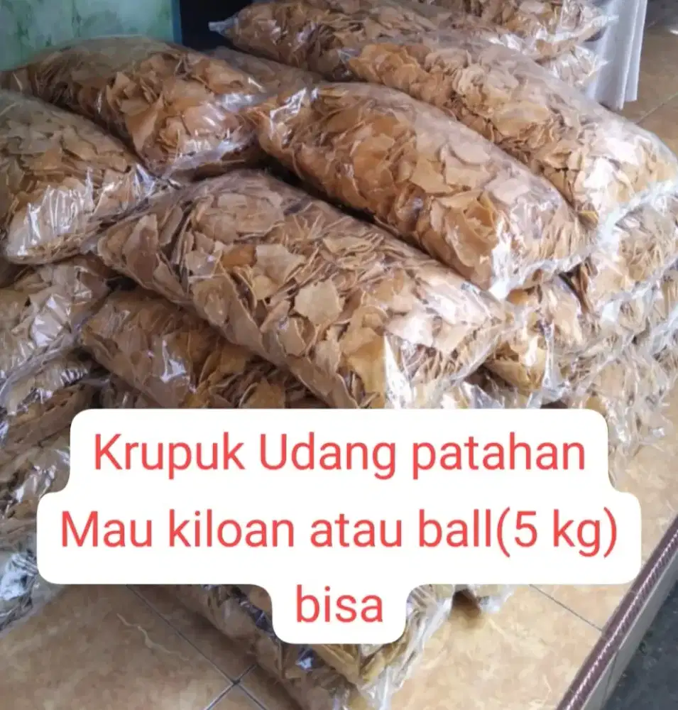 Krupuk udang patahan