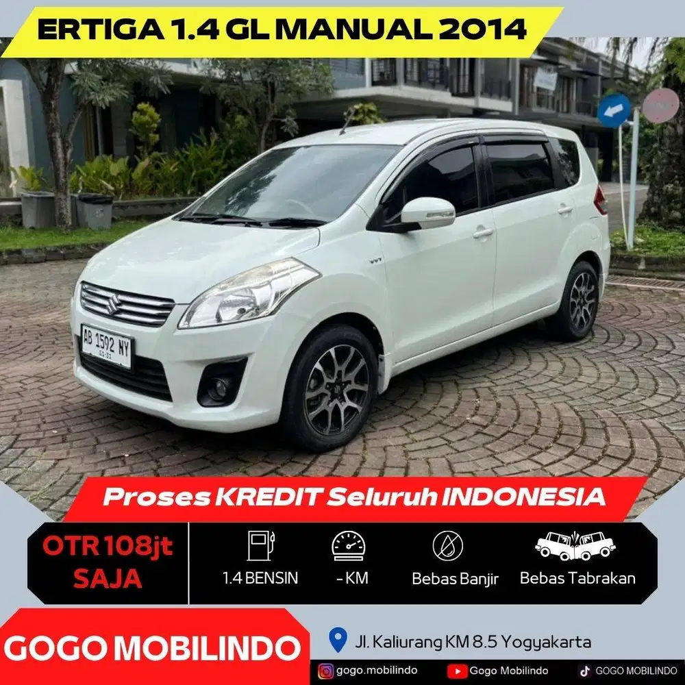 Suzuki Ertiga GL Manual 2014 Plat AB MURAH DP Minim Mobilio