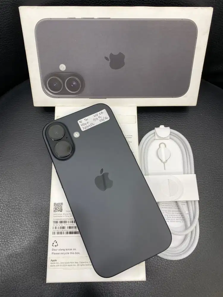 Iphone 16 , Black , 128GB IBox