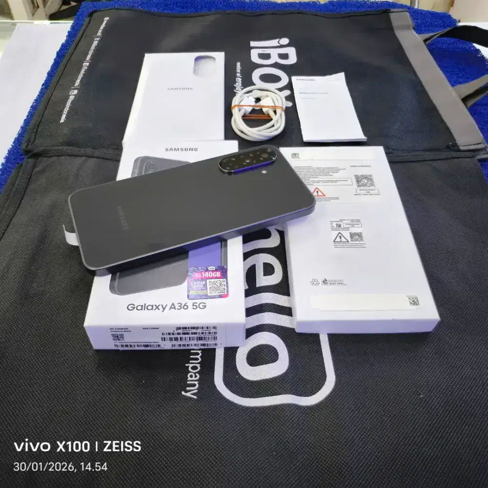 Samsung Galaxy A36 5G 8/256gb baru pakai 2 Bln 99% like new resmi sein