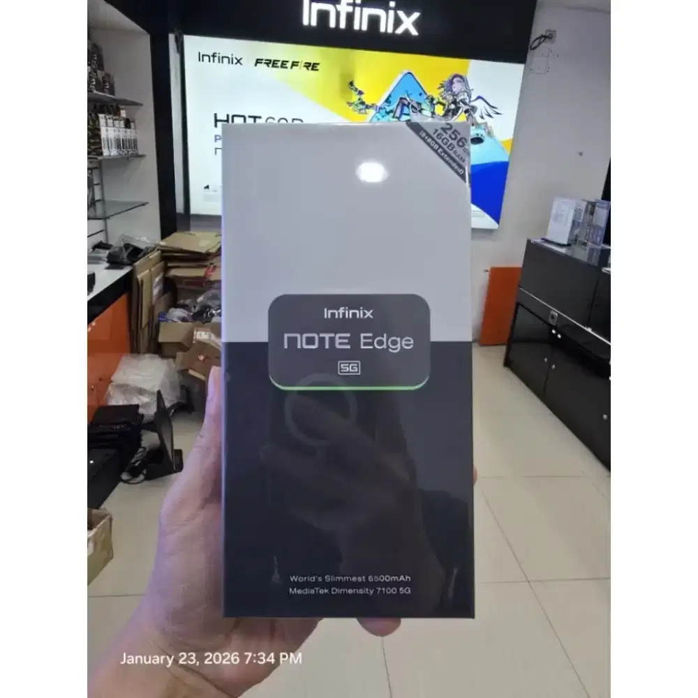 Promo INFINIX NOTE EDGE 5G+ 8/256 GB NEW SEGEL