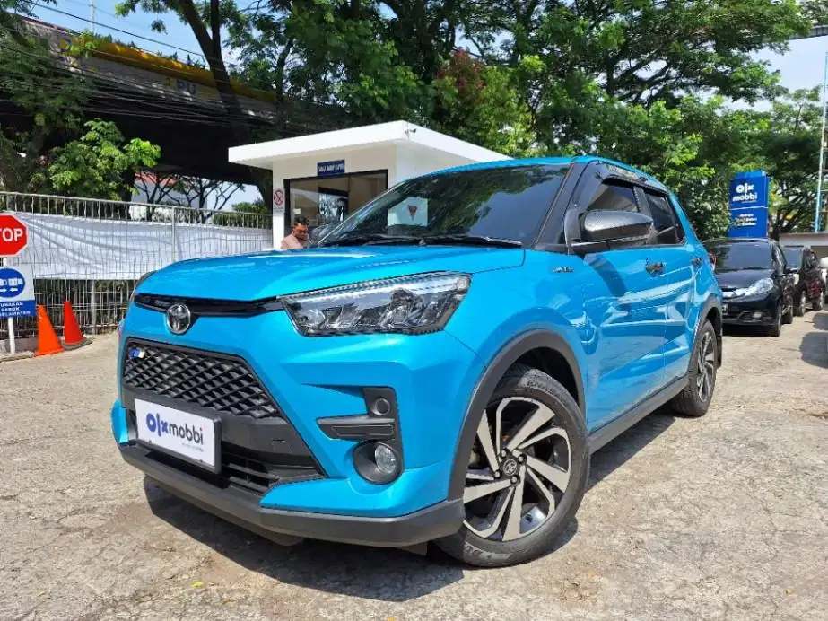 DP MURAH Toyota Raize 1.0 G One Tone Bensin-MT 2021 Biru CFFZB