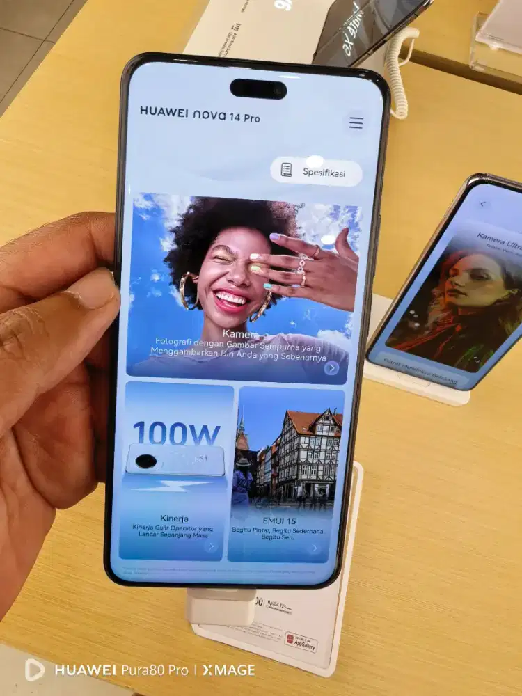 Huawei Nova 14 Pro Black Gratis Fit4 Pro Huawei Store DP Mall