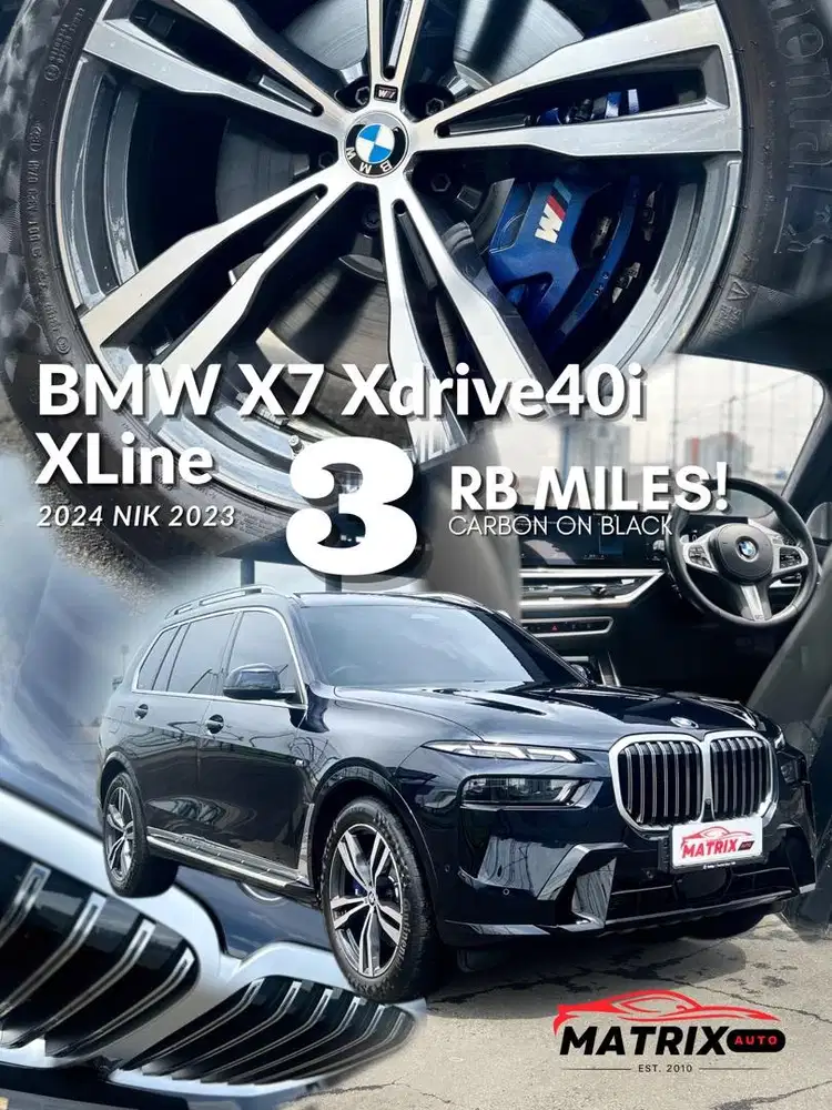 Bmw X7 Xdrive40i XLine ! BMW X7 ! X7 ! Mobil bmw X7 xdrive40i