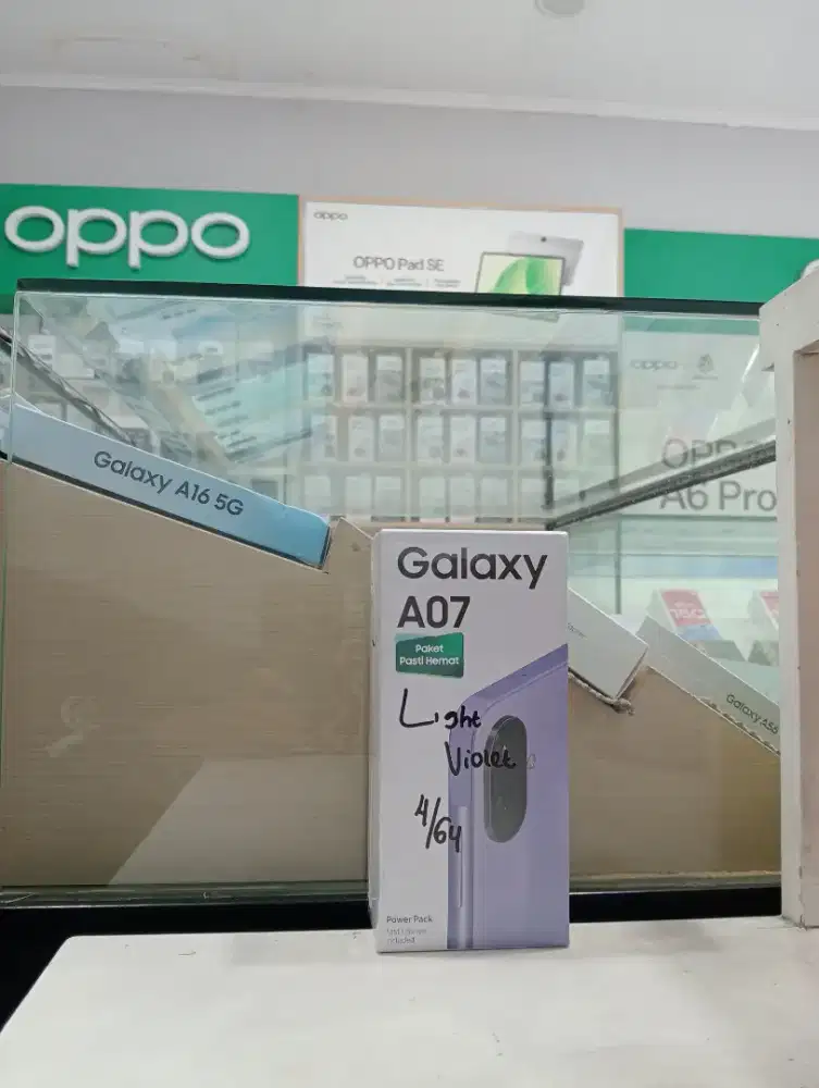 SAMSUNG A07 4/64 15W NEW MURAH QR GADGET