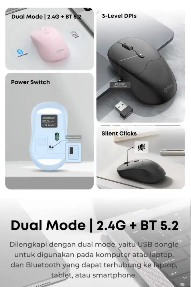 Mouse wireless Olike M5