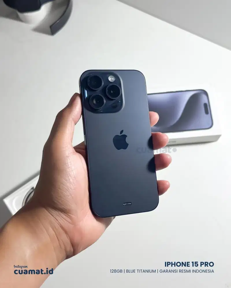 iPhone 15 Pro 128GB Blue Titanium Ex Digimap