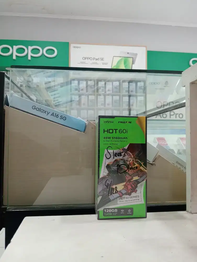 INFINIX HOT 60i  6/128 NEW MURAH QR GADGET