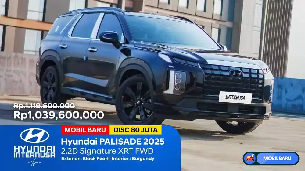 [Mobil Baru] HYUNDAI PALISADE SIGNATURE XRT FWD