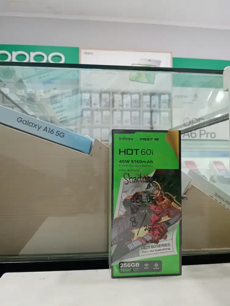 INFINIX HOT 60i 8/256 NEW MURAH QR GADGET