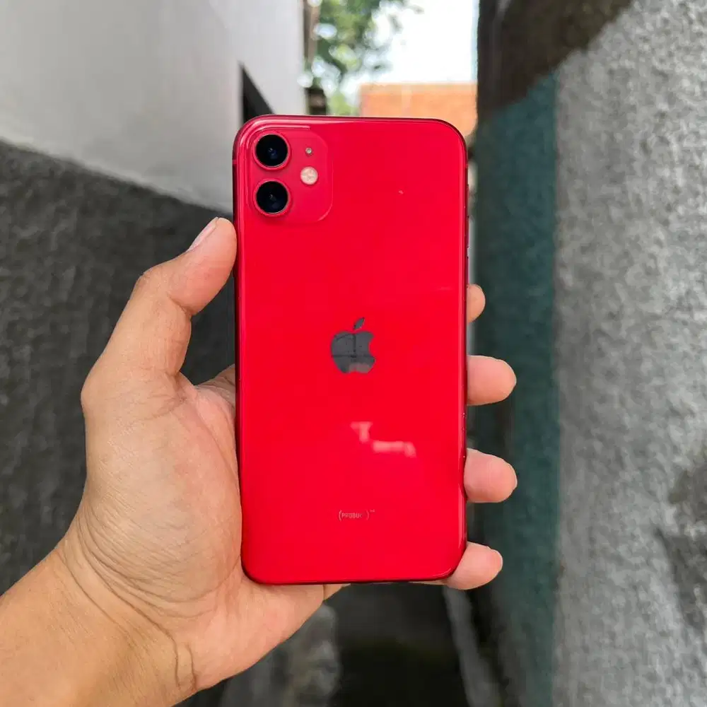 Iphone 11 64 Gb Red Resmi Bea Cukai Fullset Mulus Nominus