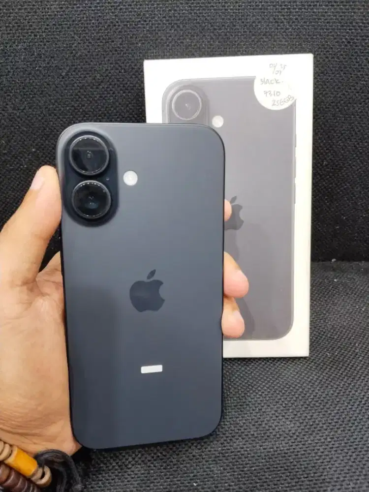 iPhone 16 256gb iBox bh100 Garansi Panjang, Fullset Ori, Mulus,Nominus