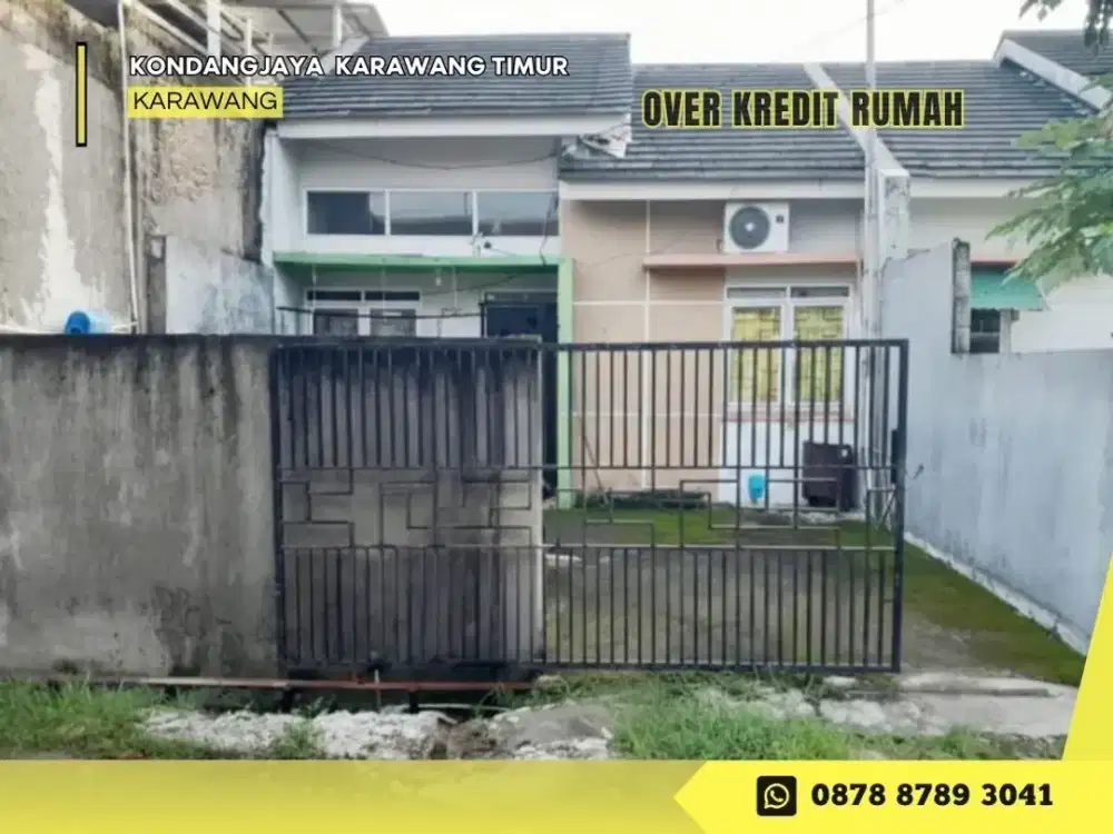 Jual Take Over Rumah dkt Tol 85JT di Klari Raya Karawang Timur