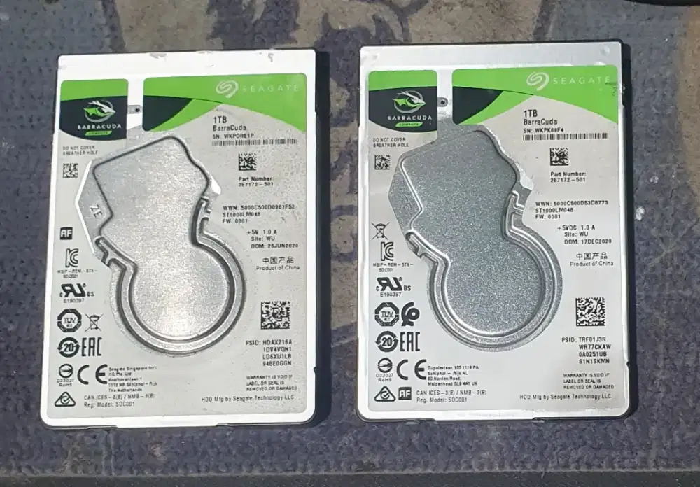 Hardisk laptop 1TB slim Seagate Barracuda