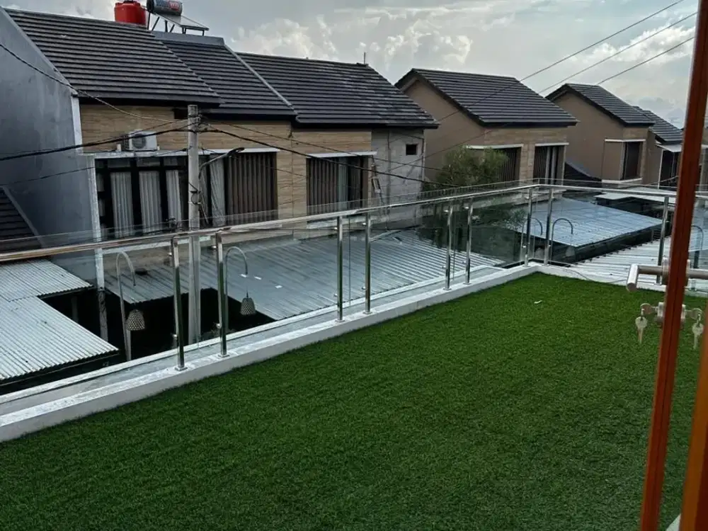 Pesona Bali City View Rumah minimalis modern full furnish di ciwaruga