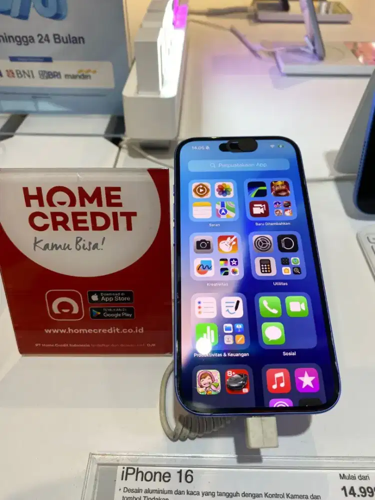 Kredit iphone 16 128gb modal ktp