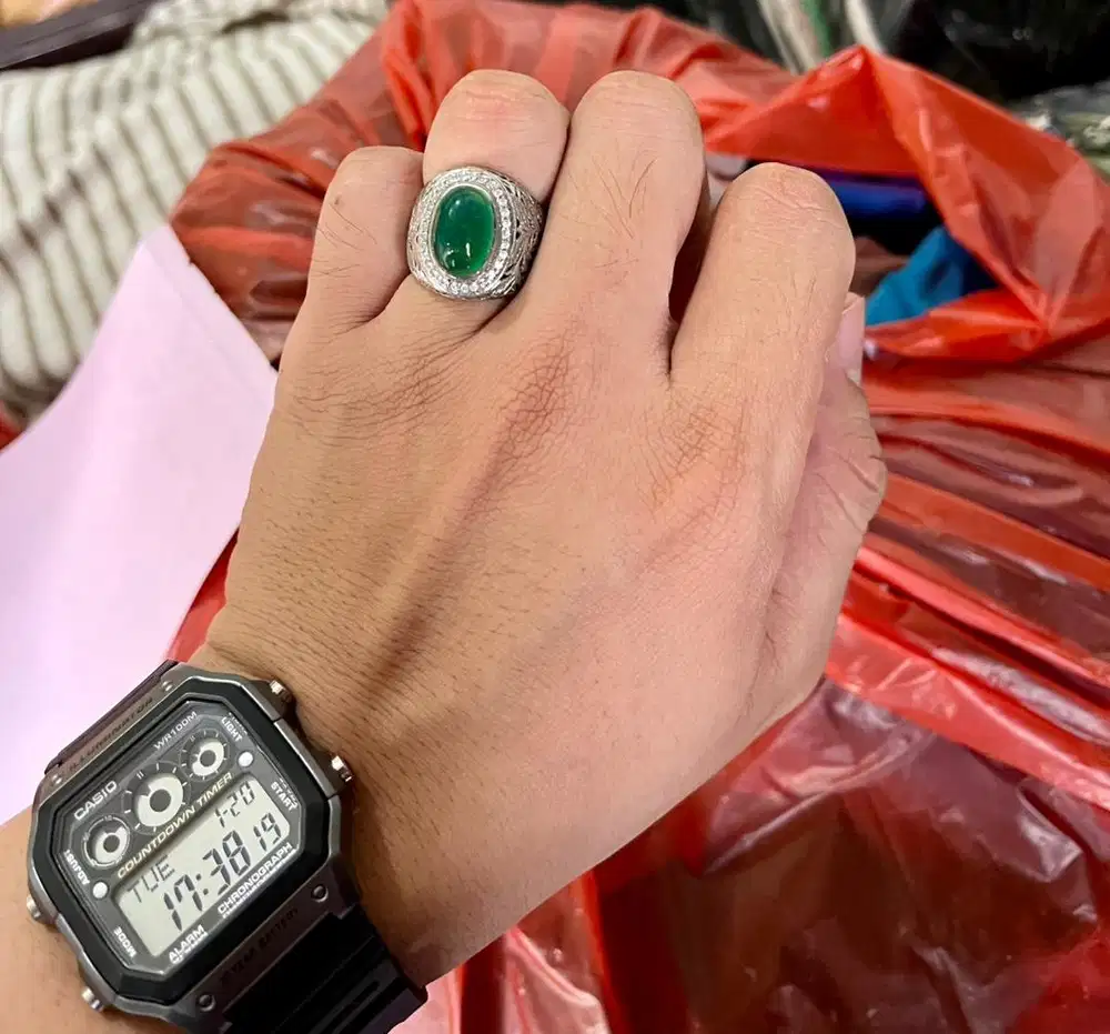 Bacan Doko HQ Ring Perak size 8