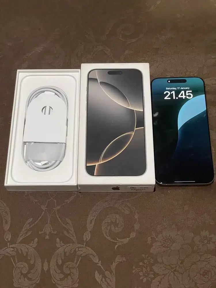 Iphone 16 pro max 512gb resmi ibox natural titanium