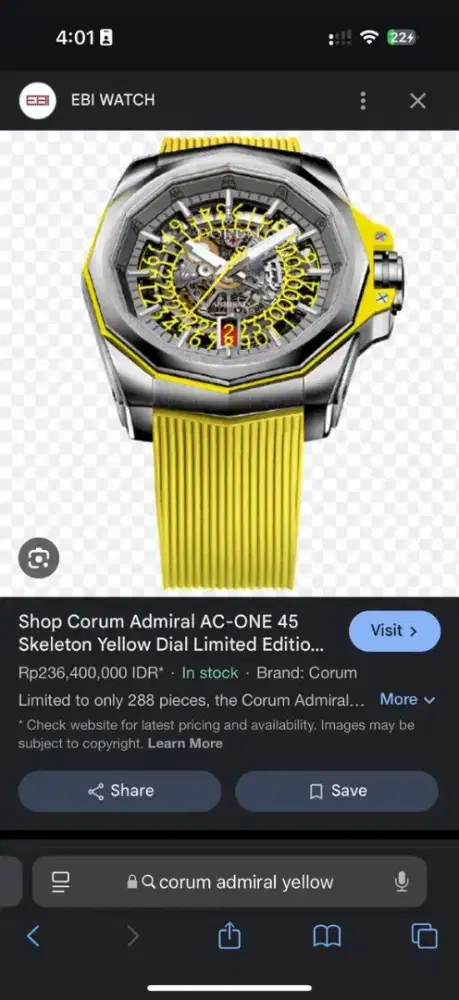 Jam tangan Corum