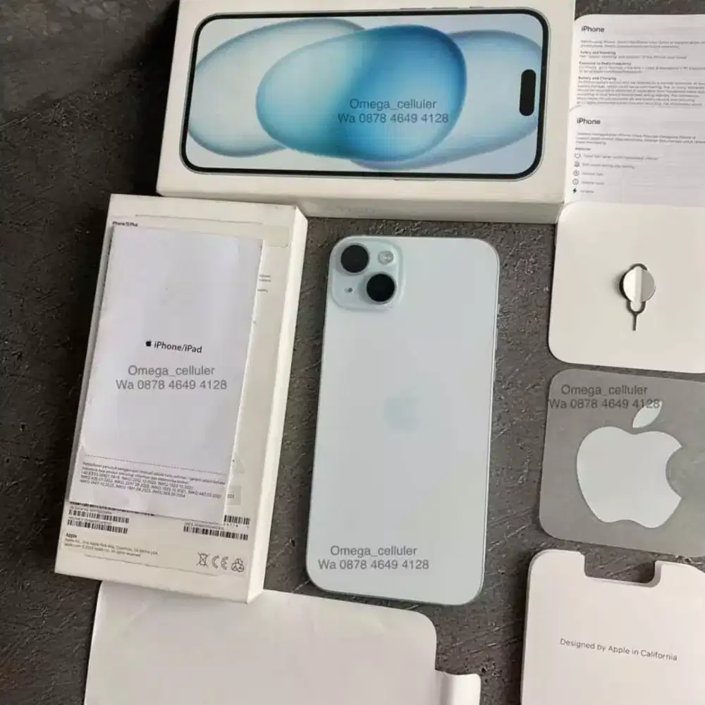 Iphone 15 plus 128gb blue ibox