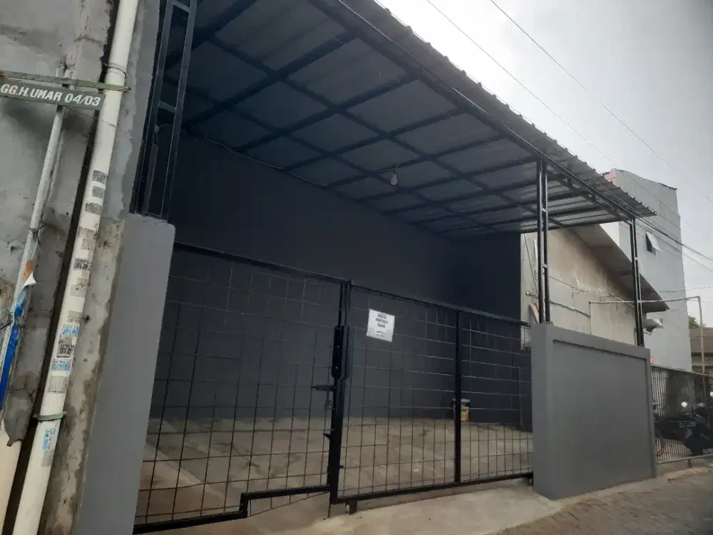 Kontrakan daerah komplek kehutanan di belakang villa meruya