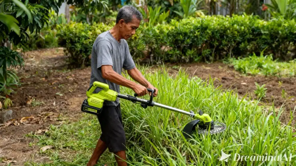 Jasa Potong Rumput & Perawatan Taman / Kebun