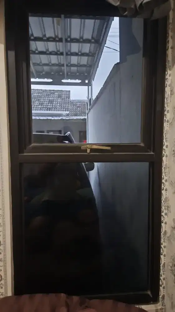 STIKER KACA JENDELA KACA FILM PINTU ONEWAY HITAM SILVER TOLAK PANAS UV