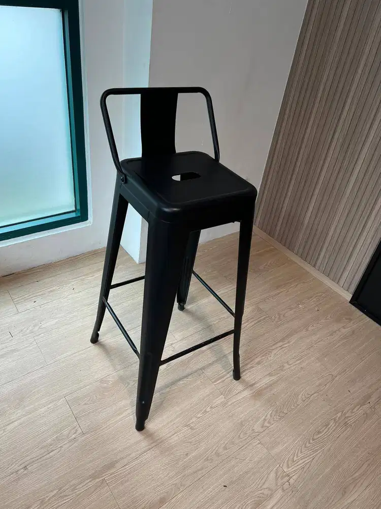 Kursi Metal Hitam Office/Kantor