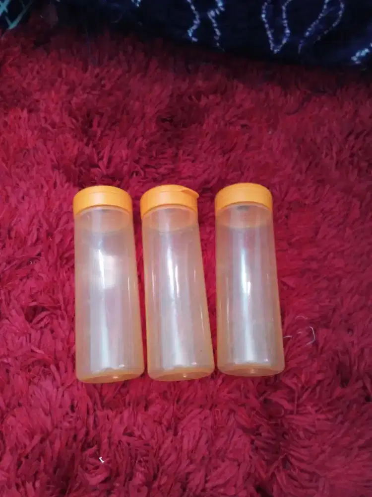 TUPPERWARE BOTOL SAOS 3 PCS NOMINUS LIKE NEW BANGET