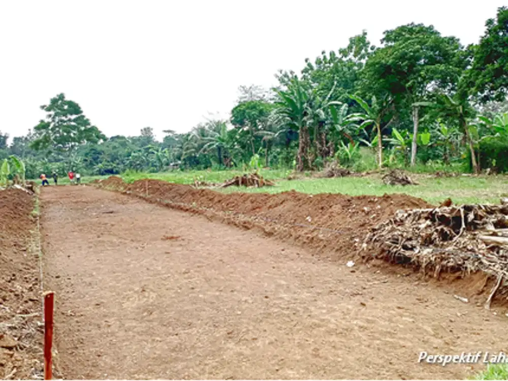 Kavling Tanah 1 Jt-an, 10 Menit ke Stasiun Jatake, SHM