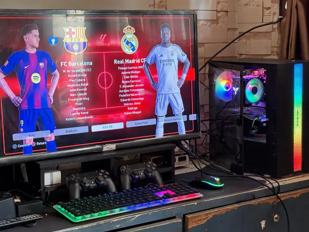 PC Gaming Desain i3 10105F VGA RX 580 8GB RAM 16GB SSD 256GB HD 500GB