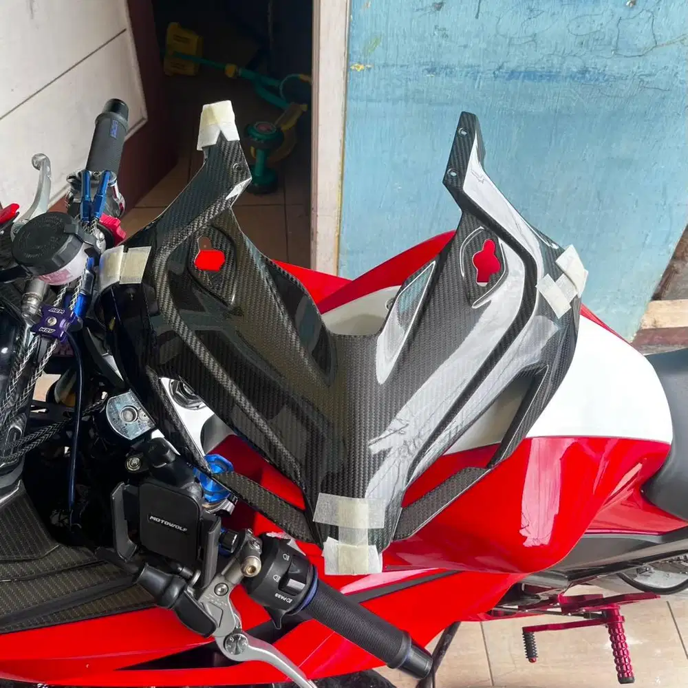 front fairing carbon original new cbr150 / kedok depan by @garasi10
