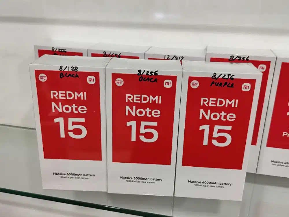 Redmi Note 15 4G New,HARGA TERMURAH,Garansi Resmi 15 Bulan,Bisa COD