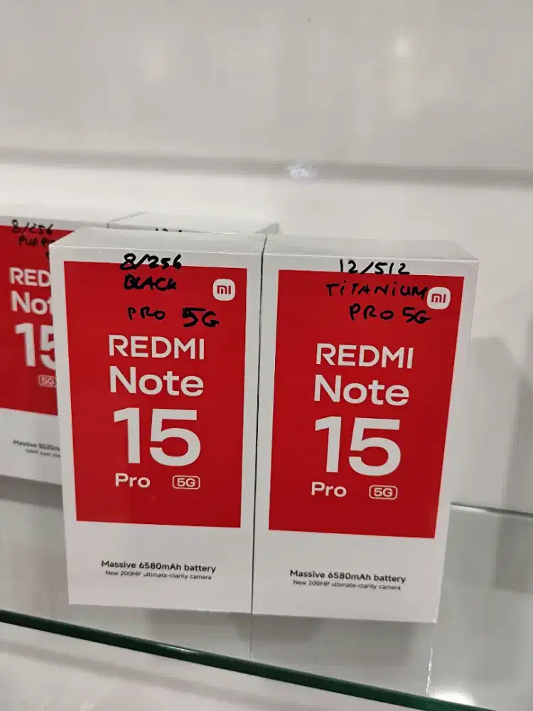 Redmi Note 15 PRO 5G New,HARGA TERMURAH,Garansi Resmi 15Bulan,Bisa COD