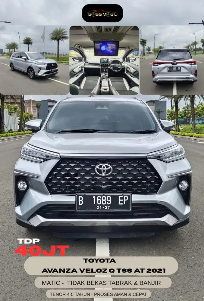 tdp 15 km 20 rb Toyota Veloz Q TSS 2021 silver