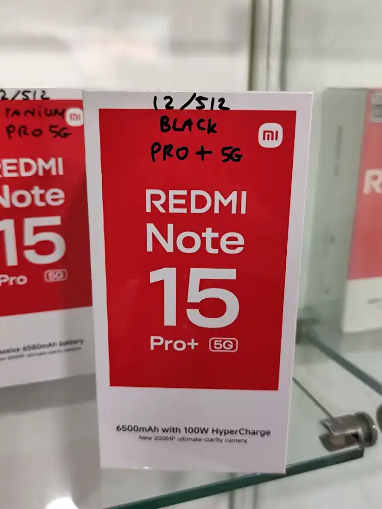 Redmi Note 15 PRO+ 5G New,HARGA TERMURAH,Garansi Resmi 15 Bln,Bisa COD