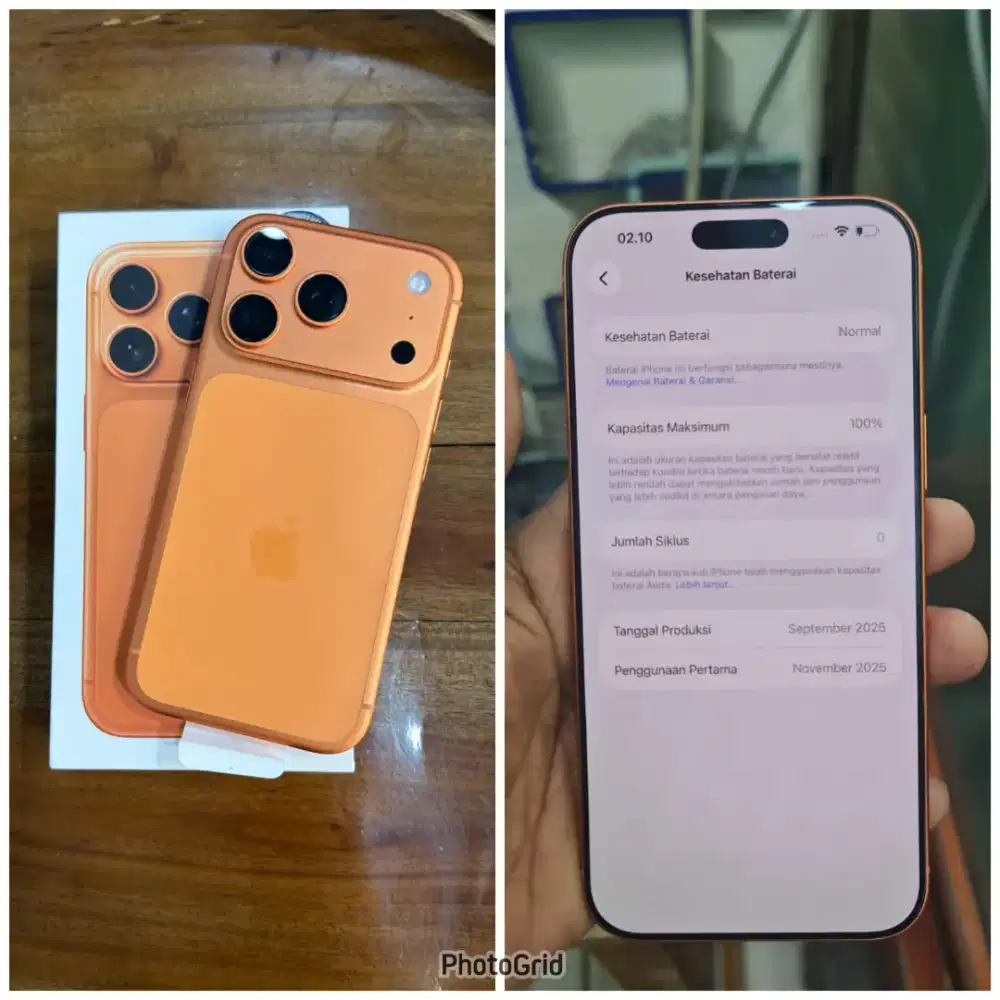 JUAL IPHONE 17 PRO MAX 256GB FULLORI SUPER MULUS LIKE MEW OPEN BOX