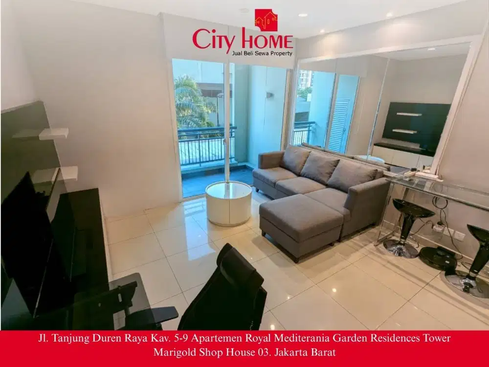 Dijual Apartemen Mewah Central Park 2 Kamar - Full Furnish, Akses Mall