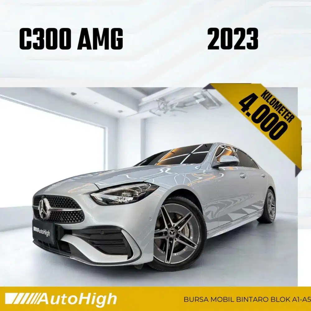 DP10% [Km4.000] C300 AMG 2023 Silver Reg 2024 #AUTOHIGH