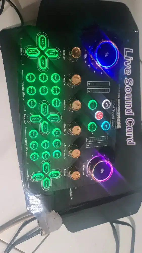 Soundcard k600 buat live tiktok dll tt/bt gitar