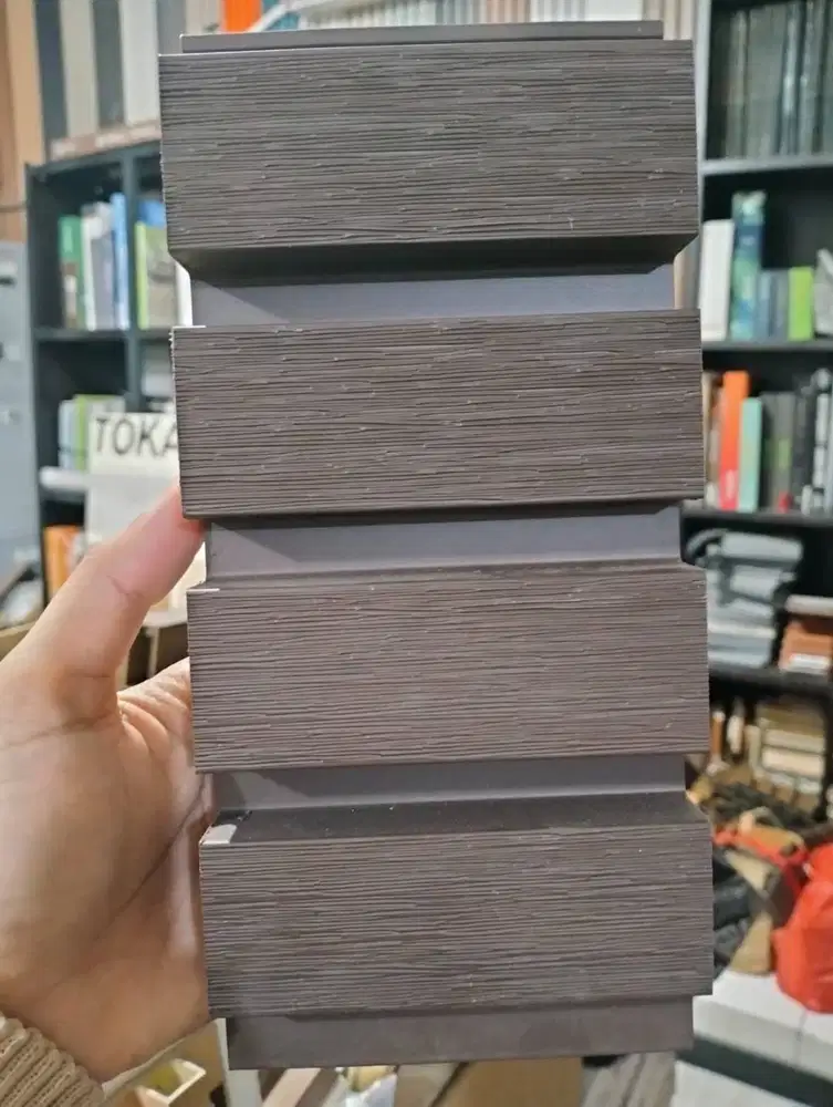 WPC Wall Cladding UV Wood Panel Kisi Outdoor Dinding Pagar Exterior